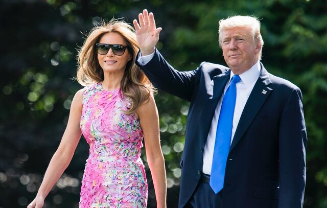 Trump y Melania viajarán mañana al sur de Texas tras Harvey