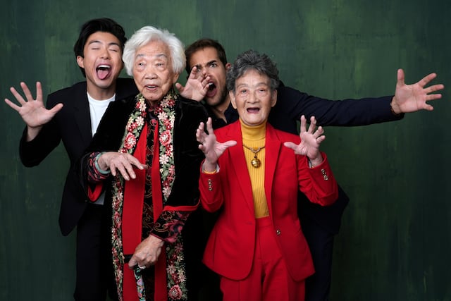 Sean Wang llega a los Oscar con sus abuelas por un corto sobre su familia