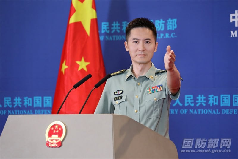 vocero del Ministerio de Defensa de China, Tan Kefei