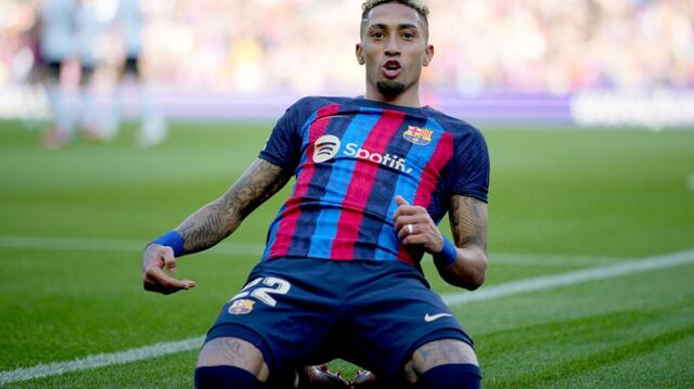 Raphinha brilla en goleada de Barcelona 4-0 sobre Getafe
