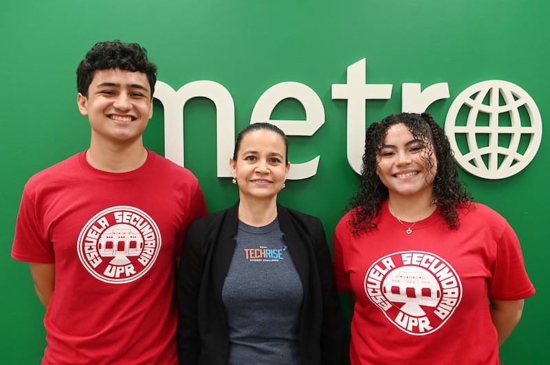 Carlos Rodriguez  ,Cariam Rodriguez, Esc. Secundaria Universidad de Puerto Rico.  Metro PR 1 de febrero de 2024
