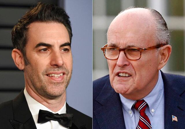"Borat 2" muestra a Rudy Giuliani en situación vergonzosa en un hotel