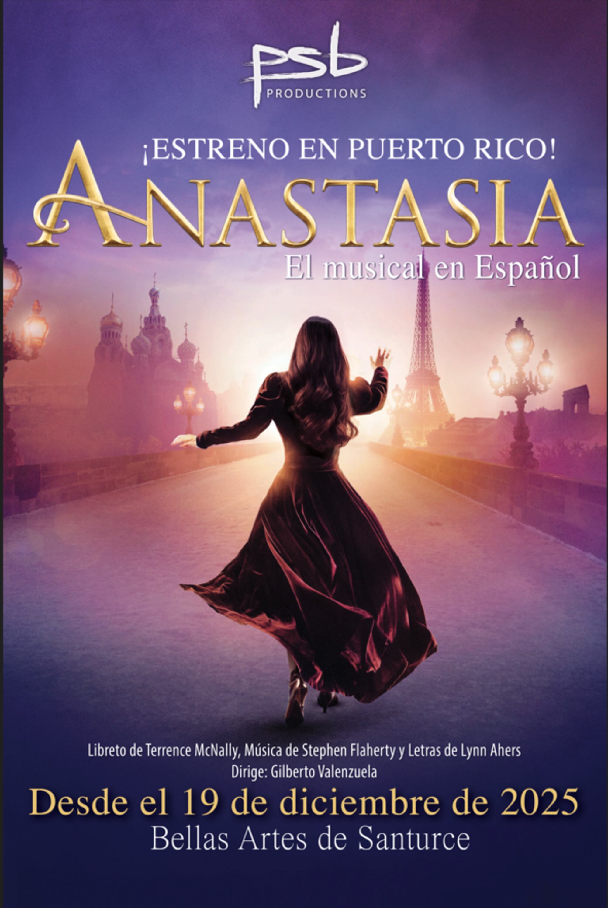 Musical en español: “Anastasia” llega al Centro de Bellas Artes de ...