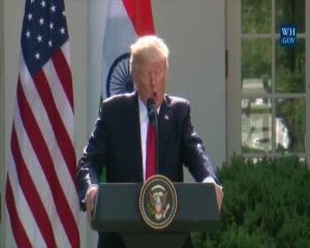 Trump aboga por encontrar "rápidamente" solución a las amenazas norcoreanas