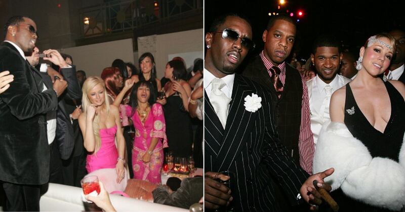 Mariah Carey estuvo en varios cumpleaños de Sean “Diddy” Combs