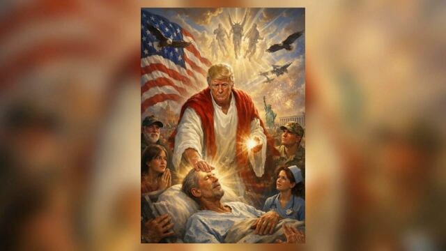 Trump elimina imagen como Jesucristo tras críticas de católicos
