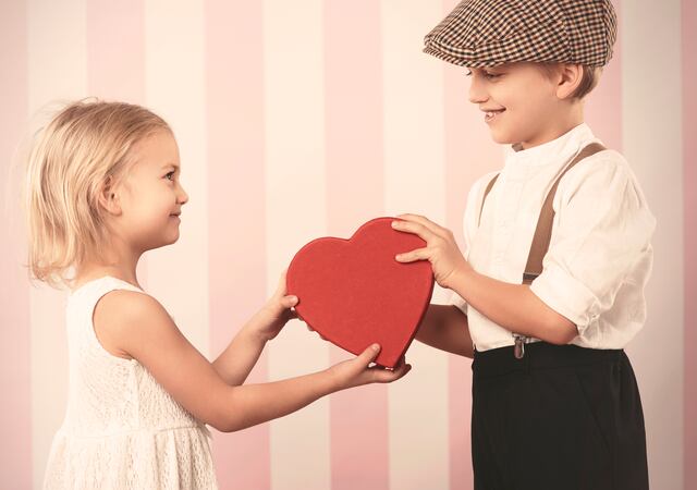 San Valentín con los nenes