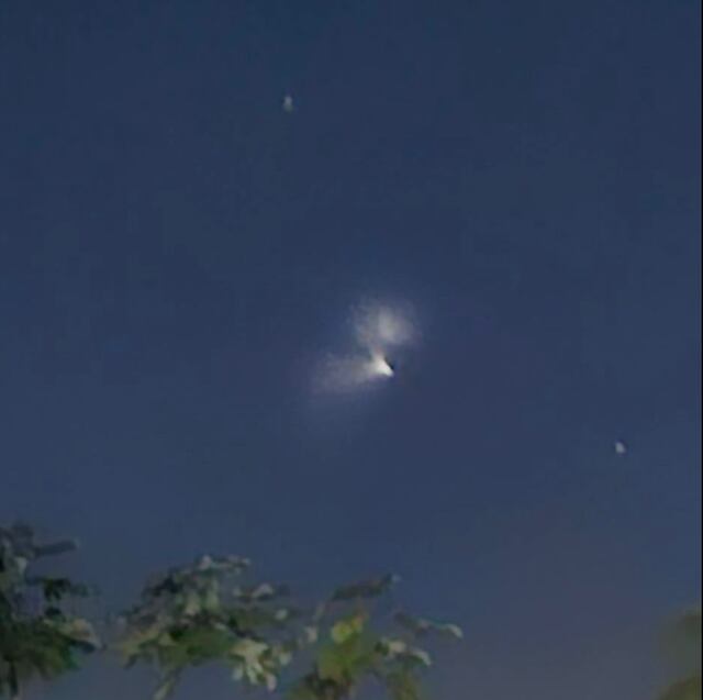 Cohete lanzado desde China fue visible anoche sobre Puerto Rico