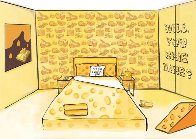 Conoce la "suite de queso" que dos personas podrán disfrutar en Londres
