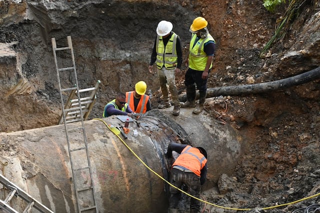 Restablecer el servicio de agua en su totalidad tomará hasta una semana