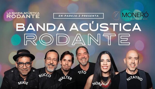 La Banda Acústica Rodante regresa en concierto al Moneró Café Teatro