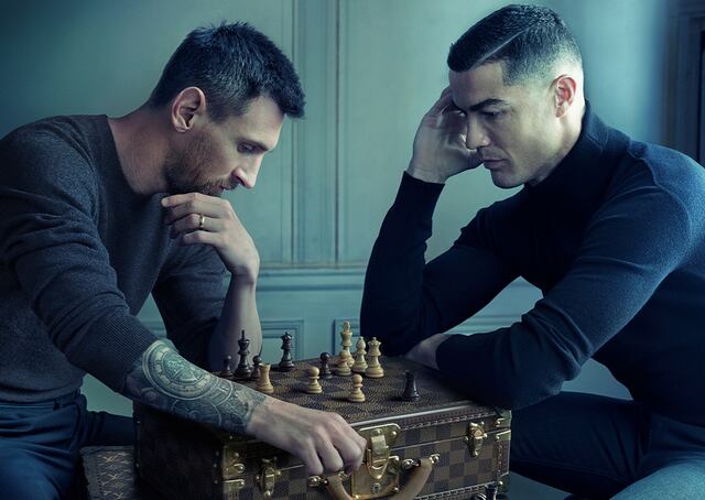 Cristiano Ronaldo y Lionel Messi sorprenden al mundo jugando ajedrez