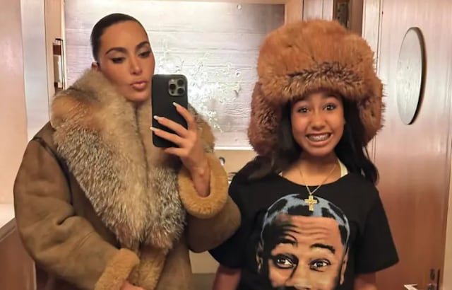 “¿Y los límites?" Kim Kardashian defiende la libertad de estilo de su hija de 12 años tras aparecer con tatuajes falsos