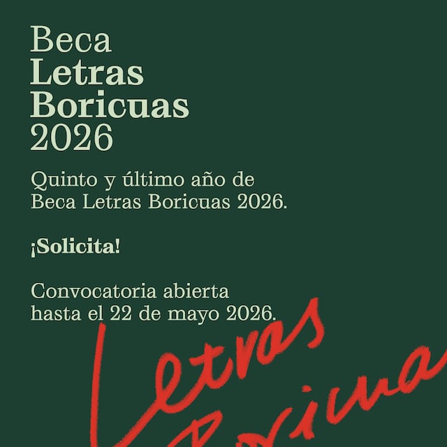 Abre última convocatoria de beca literaria del Fondo Flamboyán