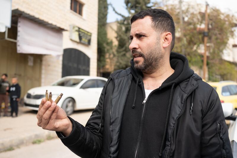 Aymán Bani Odeh, hermano de Waad, asesinada junto a su familia. EFE/Magda Gibelli
