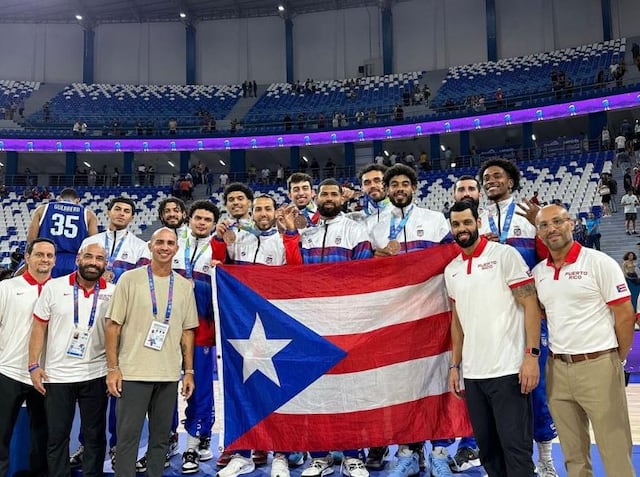 Puerto Rico gana bronce en el baloncesto masculino en San Salvador 2023