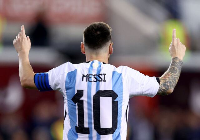 Se acaban las camisetas de Messi previo a final de la Copa del Mundo