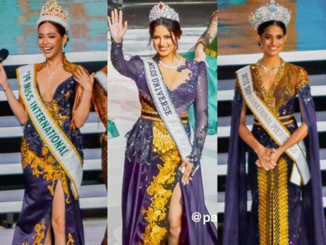 Boricua luce tradicional kebaya en el Puteri Indonesia 2022