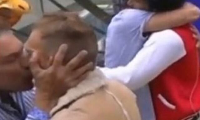 Polémica por “el beso de la muerte” que le dio Osvaldo Ríos a Zerboni en LCDLF 2