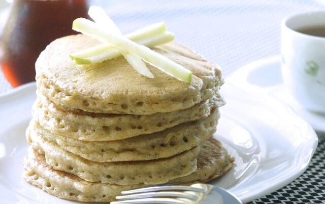 Pancakes de Pie de Manzana, la Evolución de la Tentación