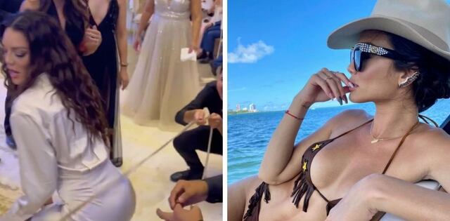 VIDEO: Zuleyka Rivera se va hasta abajo en una boda