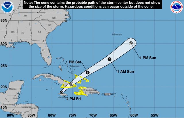 Potencial ciclón tropical provoca inundaciones y deslizamientos en Jamaica