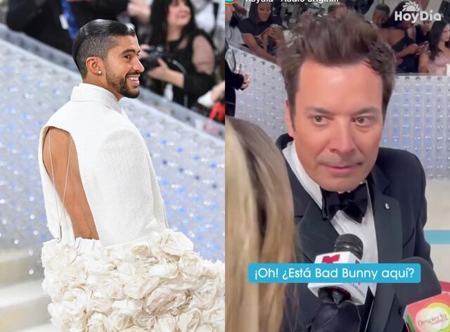 Jimmy Fallon revela divertida anécdota con Bad Bunny tras enterarse que estaba en la Met Gala 2023