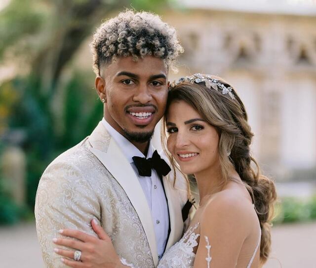 Francisco Lindor y Katia Reguero celebran segundo aniversario de bodas