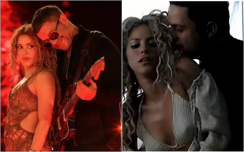 Alejandro Sanz y Shakira sorprendieron juntos de nuevo