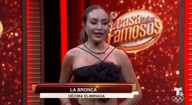 “La Bronca” se convierte en la décima eliminada de “La Casa de los Famosos 4″