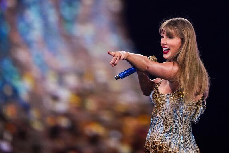 Taylor Swift performs during 