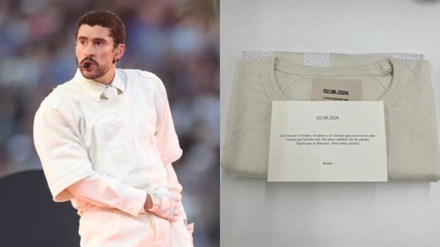 Camiseta que Bad Bunny obsequió en el Super Bowl alcanza precios millonarios en reventa; ¿Cuánto vale?