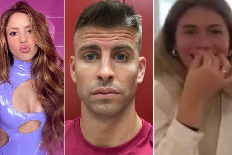 Fotos: Instagram @3gerardpique @shakira captura de pantalla