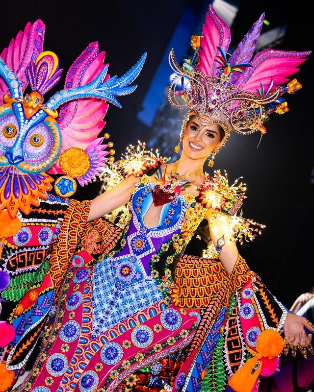 Miss Universo 2023: Roban majestuoso traje de fantasía de una candidata latina