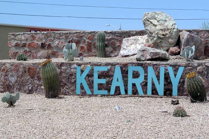 Letrero de bienvenida del pueblo de Kearny, en el condado de Pinal de Arizona (EE.UU.). EFE/ Alcaldía de Kearny