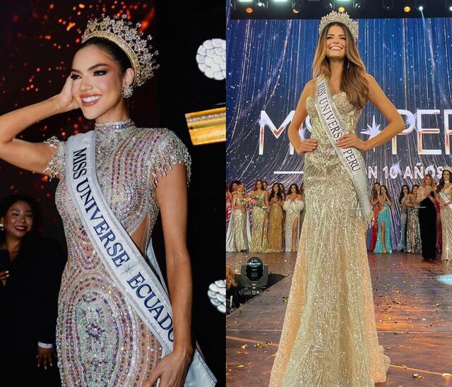 Ecuador y Perú coronan a sus reinas para Miss Universo 2024 en México