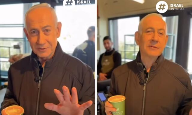 Netanyahu desmiente rumores sobre su muerte y demuestra que no tiene seis dedos
