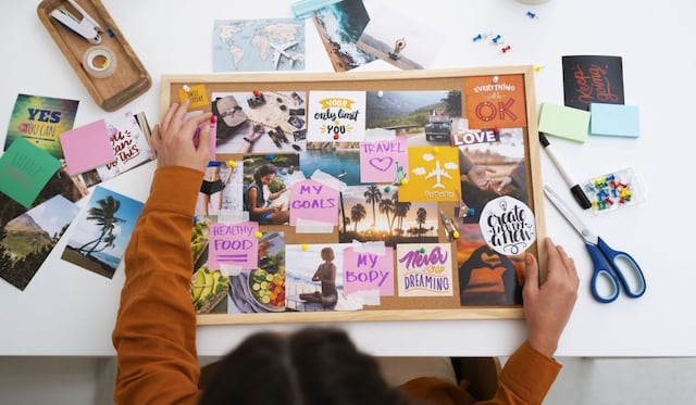 ¿Cómo hacer un “vision board” para iniciar el Año Nuevo?
