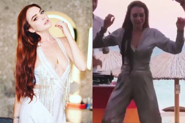 Lindsay Lohan se viraliza en las redes con este comentado vídeo que ya cuenta con varios memes