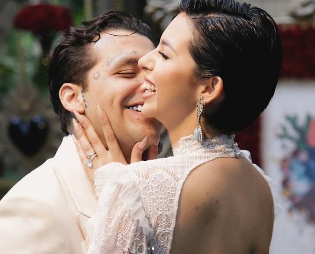 ¿Matrimonio de Ángela Aguilar y Christian Nodal fue real?