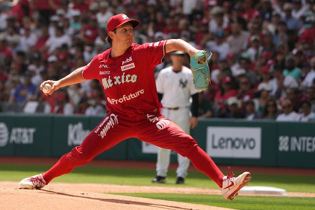 Bauer debuta con Diablos Rojos con 3 entradas sin anotación en duelo de exhibición ante Yanquis