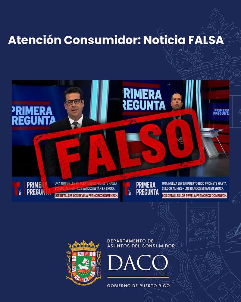 DACO alerta sobre fraude con inteligencia artificial que usa imagen del secretario de la Gobernación.