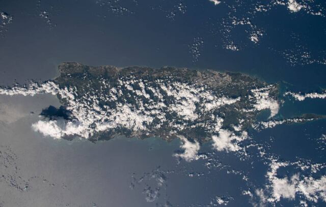 Astronautas captan impresionante foto de Puerto Rico
