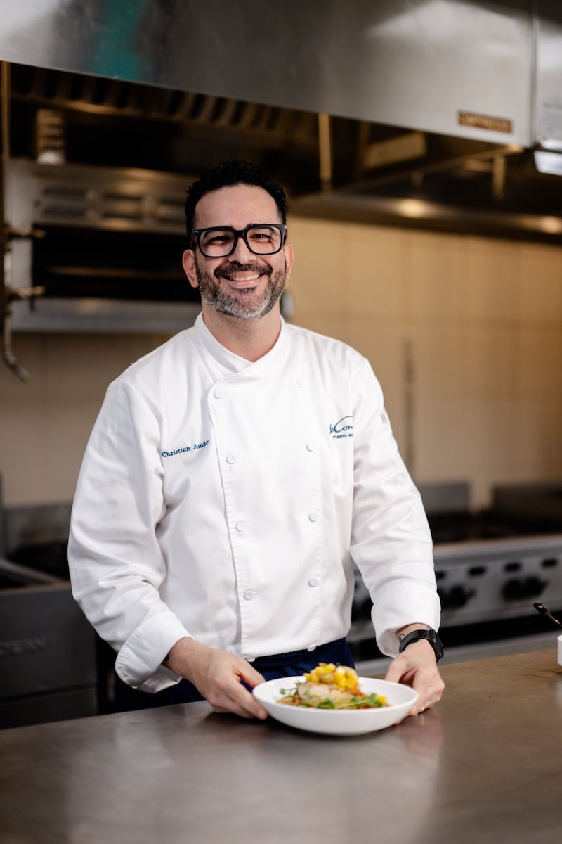Chef de cuisine Christian Amaez.