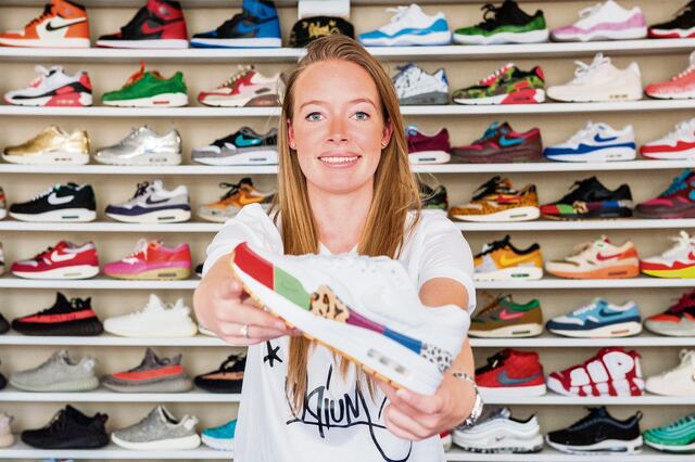 Conoce a Chanica Kist, la coleccionista neerlandesa adicta a las zapatillas