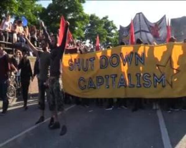 Las protestas y los disturbios asfixian Hamburgo en vísperas cumbre del G20