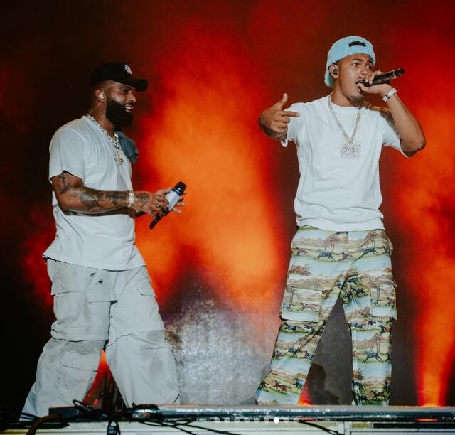 “El mejor día de mi fo%&#” vida!”, así describe Eladio Carrión la presentación del Sauce Boyz Fest