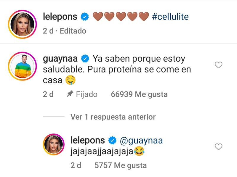 Foto: Cap. Ig @lelepons
