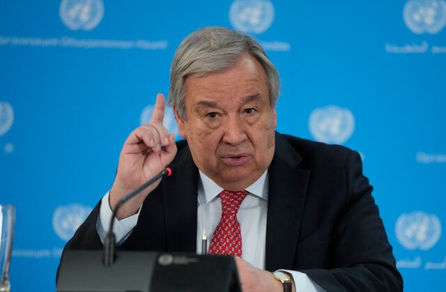 Jefe de la ONU solicita intensificar esfuerzos contra el calentamiento global