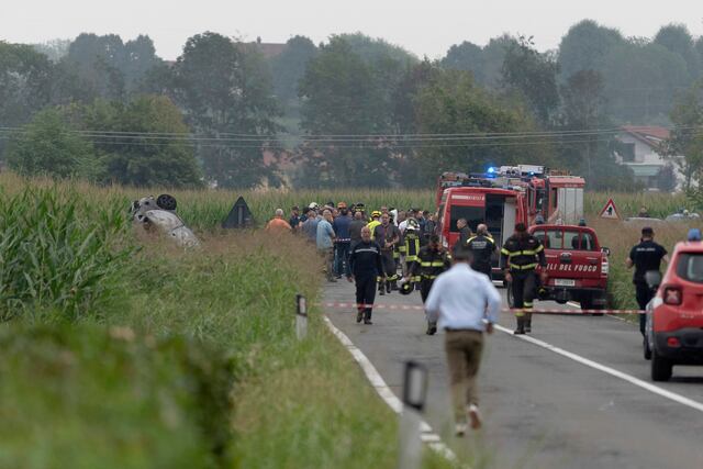 Investigan causa de caída de avión que dejó muerta a niña de 5 años en Italia